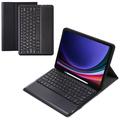 Samsung Galaxy Tab S9+ Bluetooth Toetsenbord Hoesje (Geopende verpakking - Bulkverpakking) - Zwart