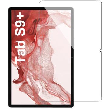 Samsung Galaxy Tab S9+/S8+ Glazen Screenprotector - Case Friendly - Doorzichtig