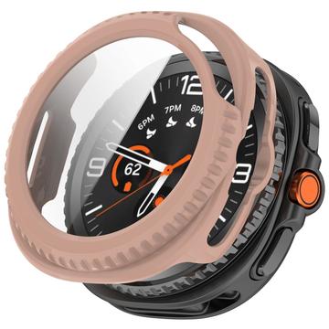 Samsung Galaxy Watch Ultra 2 Plastic Hoesje met Glazen Screenprotector