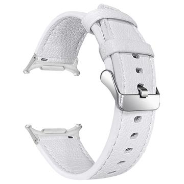 Samsung Galaxy Watch Ultra Leren Band met Connectoren - 47mm - Wit