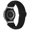 Samsung Galaxy Watch4/Watch4 Classic/Watch5/Watch6 Gebreide Band - Zwart