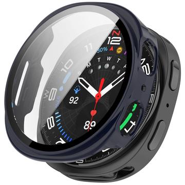 Samsung Galaxy Watch8 Plastic Hoesje met Glazen Screenprotector - 40mm