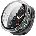 Samsung Galaxy Watch8 Plastic Hoesje met Glazen Screenprotector - 40mm
