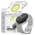 Samsung Galaxy Watch8 Ringke Easy Slide Glazen Screenprotector - 44mm - 2 stuks.