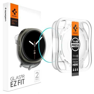 Samsung Galaxy Watch8 Spigen Glas.tR Ez Fit Glazen Screenprotector - 40mm