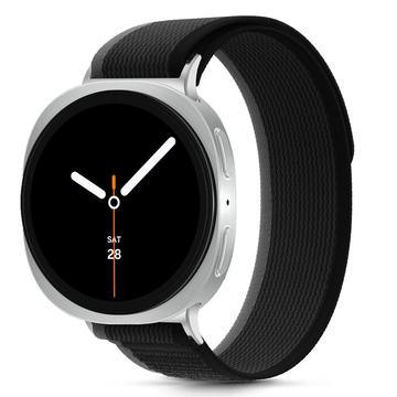 Samsung Galaxy Watch8/Watch8 Classic Tech-Protect Nylon Riem - 40/44/46mm - Zwart