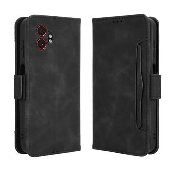 Samsung Galaxy XCover7 Pro Kaarthouder Portemonnee Hoesje - Zwart