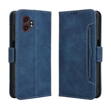 Samsung Galaxy XCover7 Pro kaarthouder portemonnee hoesje - Blauw