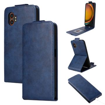Samsung Galaxy XCover7 Pro Verticale Flip Hoesje met Standaard