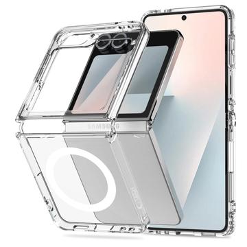 Samsung Galaxy Z Flip6/Flip7 FE Tech-Protect Flexair Magnetisch Hybride Hoesje - Doorzichtig