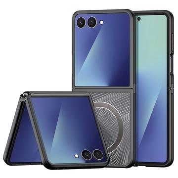 Samsung Galaxy Z Flip7 Dux Ducis Aimo Hybride Hoesje - Compatibel met MagSafe - Zwart