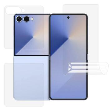 Samsung Galaxy Z Flip7 Full Cover Bescherming Set - Doorzichtig