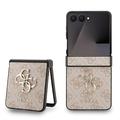 Samsung Galaxy Z Flip7 Guess 4G Big Metal Logo Hybride Hoesje