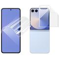 Samsung Galaxy Z Flip7 Imak Hydrogel IV Beschermingsset - 2 stuks. - Transparant