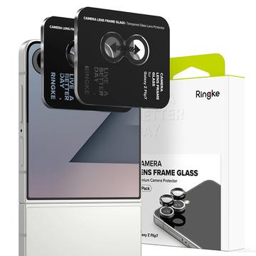 Samsung Galaxy Z Flip7 Ringke Camera Lens Glazen Protector - 2 St. - Zwart