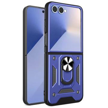 Samsung Galaxy Z Flip7 Roterende ring hybride hoesje met camera schild