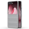 Samsung Galaxy Z Flip7 Rugged TPU Hoesje - Lichtgrijs