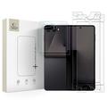 Samsung Galaxy Z Flip7/Z Flip8 Tech-Protect Easy Set 4-in-1-beschermingsset - Transparant