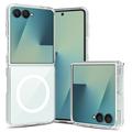 Samsung Galaxy Z Flip8 Hybride Hoesje - MagSafe Compatibel - Doorzichtig