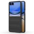 Samsung Galaxy Z Flip8 Rugged TPU Hoesje - Zwart
