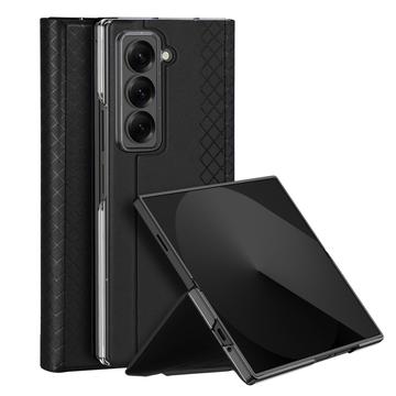 Samsung Galaxy Z Fold Special Dux Ducis Bril Flip Hoesje - Zwart