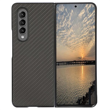 Samsung Galaxy Z Fold3 5G Hybrid Hoesje - Koolstofvezel - Zwart