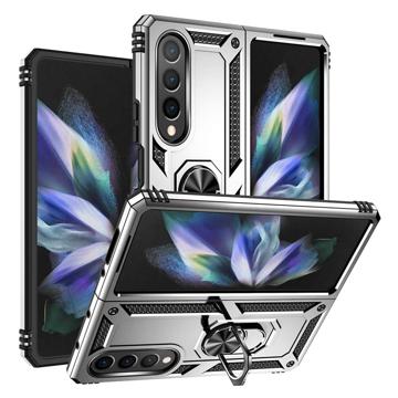 Samsung Galaxy Z Fold4 Hybride Hoesje met Metalen Standaard