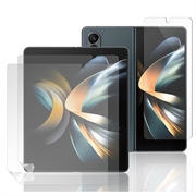Samsung Galaxy Z Fold4 Flex Hybride Film en Gehard Glas - Helder