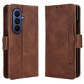 Samsung Galaxy Z Fold7 kaarthouder portemonnee hoesje - Bruin