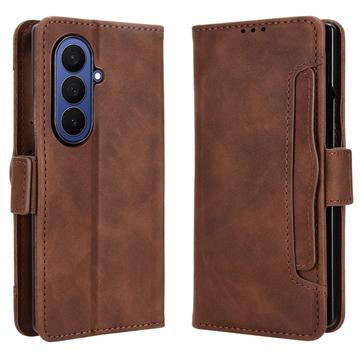 Samsung Galaxy Z Fold7 kaarthouder portemonnee hoesje - Bruin