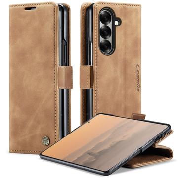 Samsung Galaxy Z Fold7 Caseme 013 Series Portemonnee Hoesje - Bruin