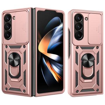 Samsung Galaxy Z Fold7 Roterende ring hybride hoesje met camera schild