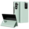 Samsung Galaxy Z Fold7 Smart Clear View Flip Case met kaartsleuf