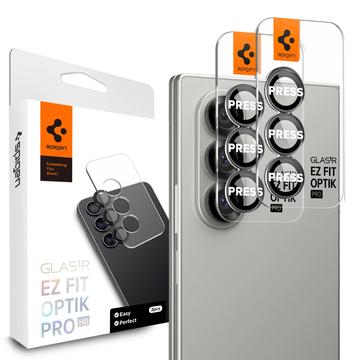 Samsung Galaxy Z Fold7 Spigen Glas.tR Ez Fit Optik Pro Lens Glazen Protector - 2 Stu. - Zwart