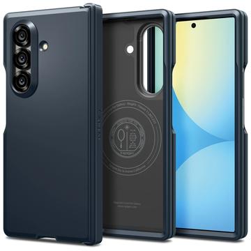 Samsung Galaxy Z Fold7 Spigen Tough Armor Pro Mag Hoesje - Metalen Leisteen