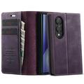 Samsung Galaxy Z Fold8 Caseme 033 Kalf textuur portemonnee hoesje met RFID-blokkering - Paars