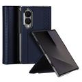 Samsung Galaxy Z Fold8 Dux Ducis Bril Flip Hoesje - Blauw