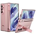 Samsung Galaxy Z Fold8 Ultra hoesje met magnetisch scharnier, stylus en glazen screeprotector - Roségoud
