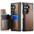 Samsung Galaxy Z Fold8 Ultra Caseme C22-hoesje met RFID-kaartvak - bruin
