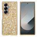 Samsung Galaxy Z Fold8 Ultra Glitter Series Hybride Hoesje - Goud