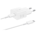 Samsung USB-C Power Adapter met Kabel EP-T2510XWEGEU - 25W - Wit