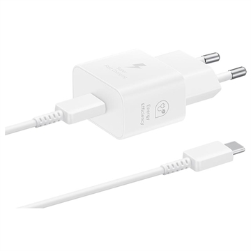 Samsung USB-C Power Adapter met Kabel EP-T2510XWEGEU - 25W - Wit