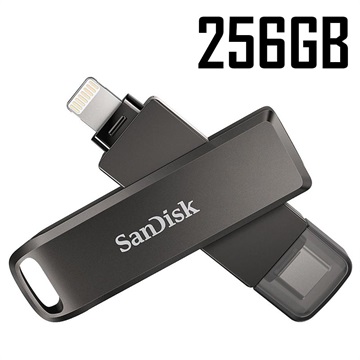 SanDisk iXpand Luxe USB-C/Lightning USB-stick - 256GB