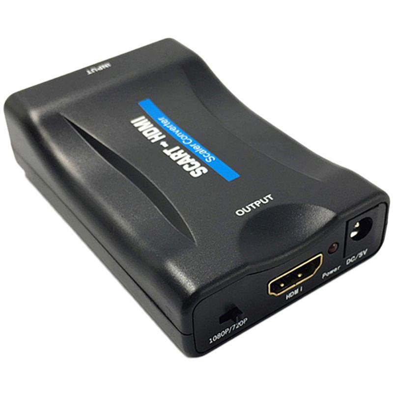 Voorverkoop Enten solidariteit Scart / HDMI 1080p AV Adapter met USB Kabel