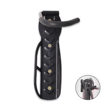 Scooter- en fietshouder / fietshaak voor aan de muur - Zwart