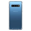 Samsung Galaxy S10 Krasbestendig Hybrid Case - Doorzichtig