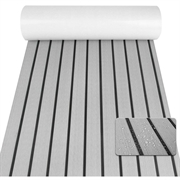 Zelfklevende bootmat van EVA-schuim - 120x60x0.6cm - Lichtgrijs
