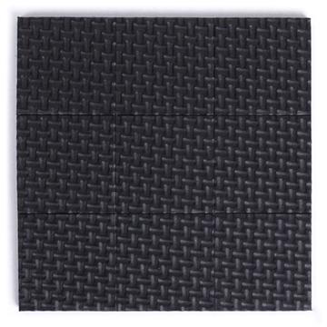 Zelfklevende schuimkussens voor stoelpoten - 3cm x 3cm - Zwart