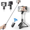 Selfieshow L02 Bluetooth Selfie Stick Statief - Zwart