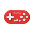 ShanWan Mini Bluetooth-Gamecontroller met Trilling - Rood